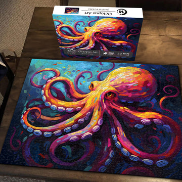 Octopus Art Jigsaw Puzzle 1000 Pieces